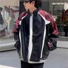 Závodní motocyklová bunda Kožený motorkářský kabát Vintage styl Unisex jezdecké oblečení Muži Ženy