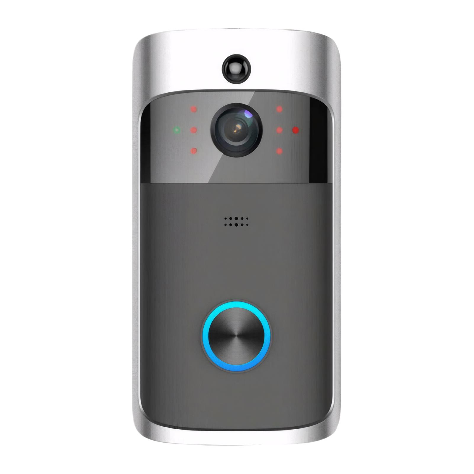 

Smart Wireless Video Doorbell Intercom Clear 720P Image Real-time 2-Way Audio Wireless Doorbell