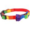 Dog Collar Rainbow Small Dog Collar for Adjustable Use 4Pcs Assorted Colors