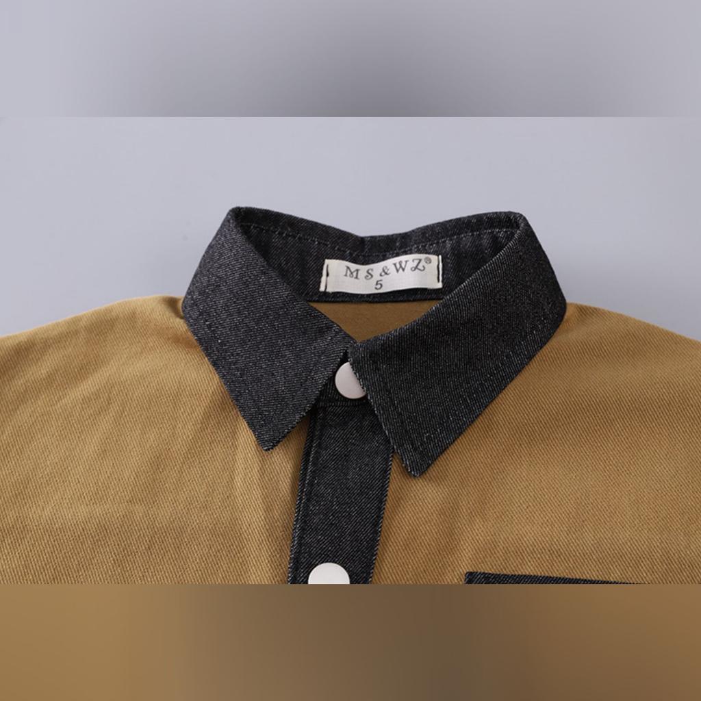 Kids Casual Long-Sleeve Set, Comfortable Daily Wear Outfits