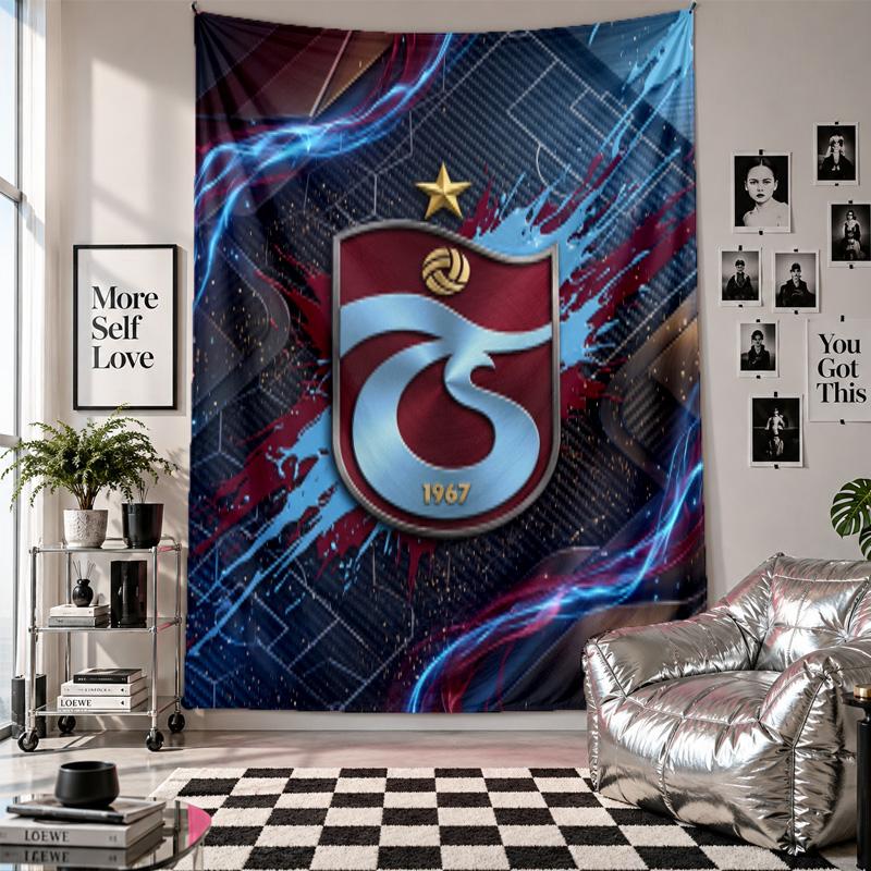 Trabzonspor FC Wall Tapestry Home Decor Wall Hanging Cloth for Bedroom Living Room Background