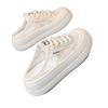 Breathable little white shoes women's shoes 2025 new summer net shoes versatile thick-soled lace casual board shoes breathable lace
