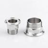 SS304 Sanitary Stainless Steel NPT Quick Connect Clamp with Threaded Chuck Joint