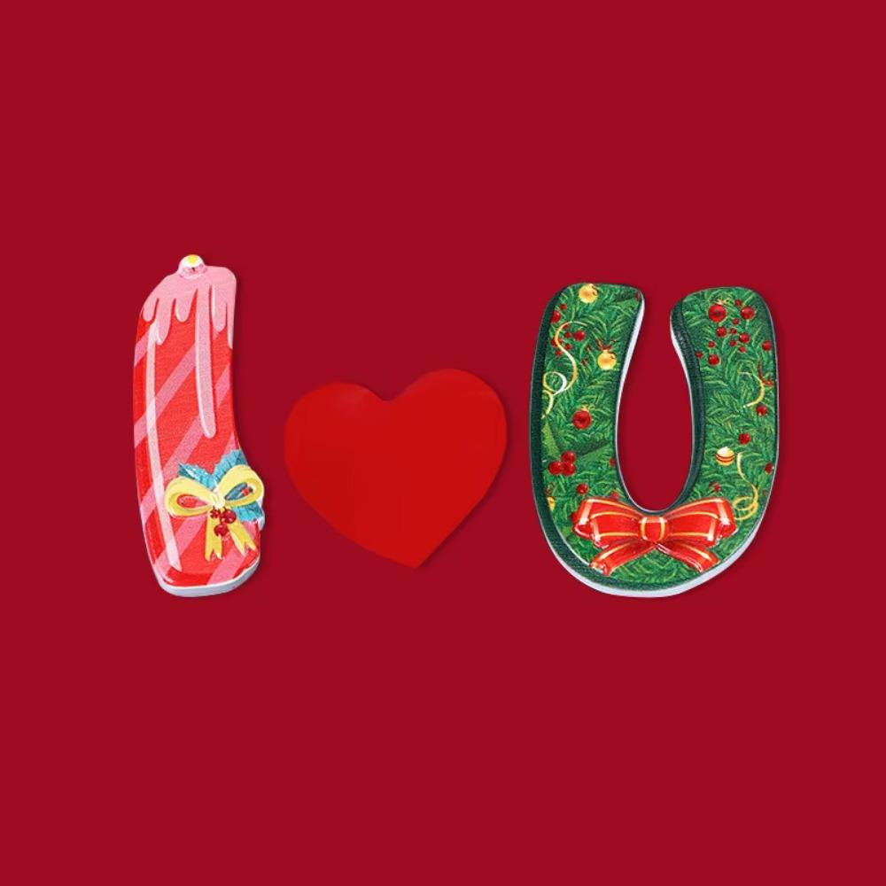 

12/14/26 шт. DIY рождественские магниты с алфавитом смоляные рождественские магниты на холодильник кухня 12Pcs