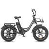 Electric Bicycle Engwe L20 Boost 20" 250W Motor 7 Speed City Ebike Top Speed 25Km/h Max Load 120Kg Black