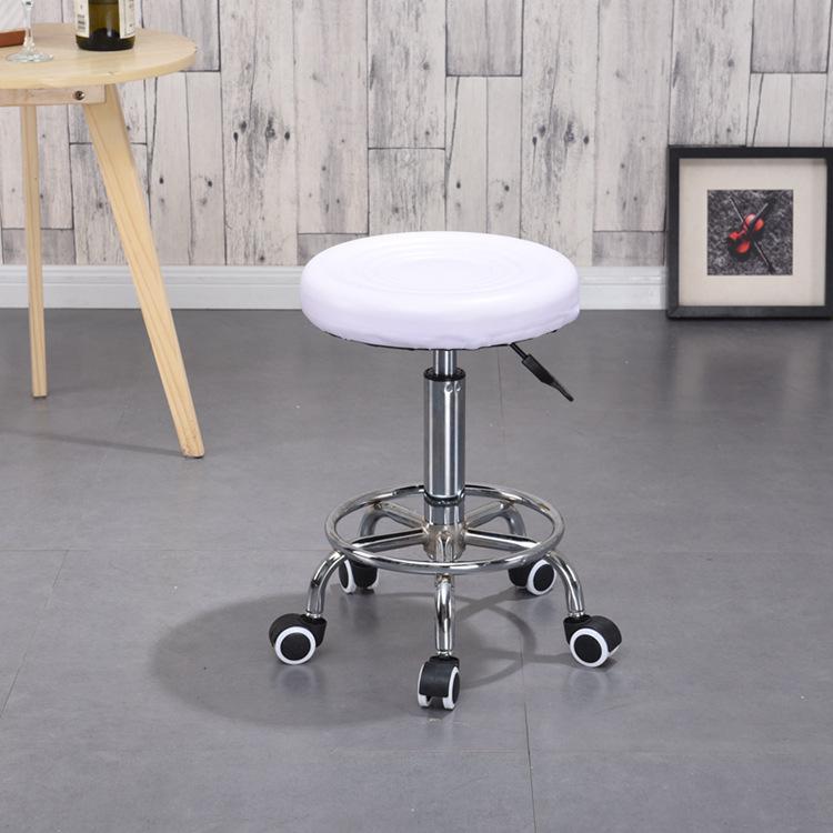 Adjustable Swivel Beauty Stool - Simple Lab & Bar Round Stool