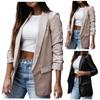 Women's  And Winter Jacket Button Cardigan Biker Suit Leather Jacket