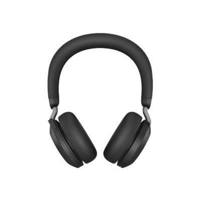 Micro-casque Jabra Evolve2 75 - Bluetooth Sans Fil Et Filaire - Suppresseur De Bruit Actif - USB-C - Noir
