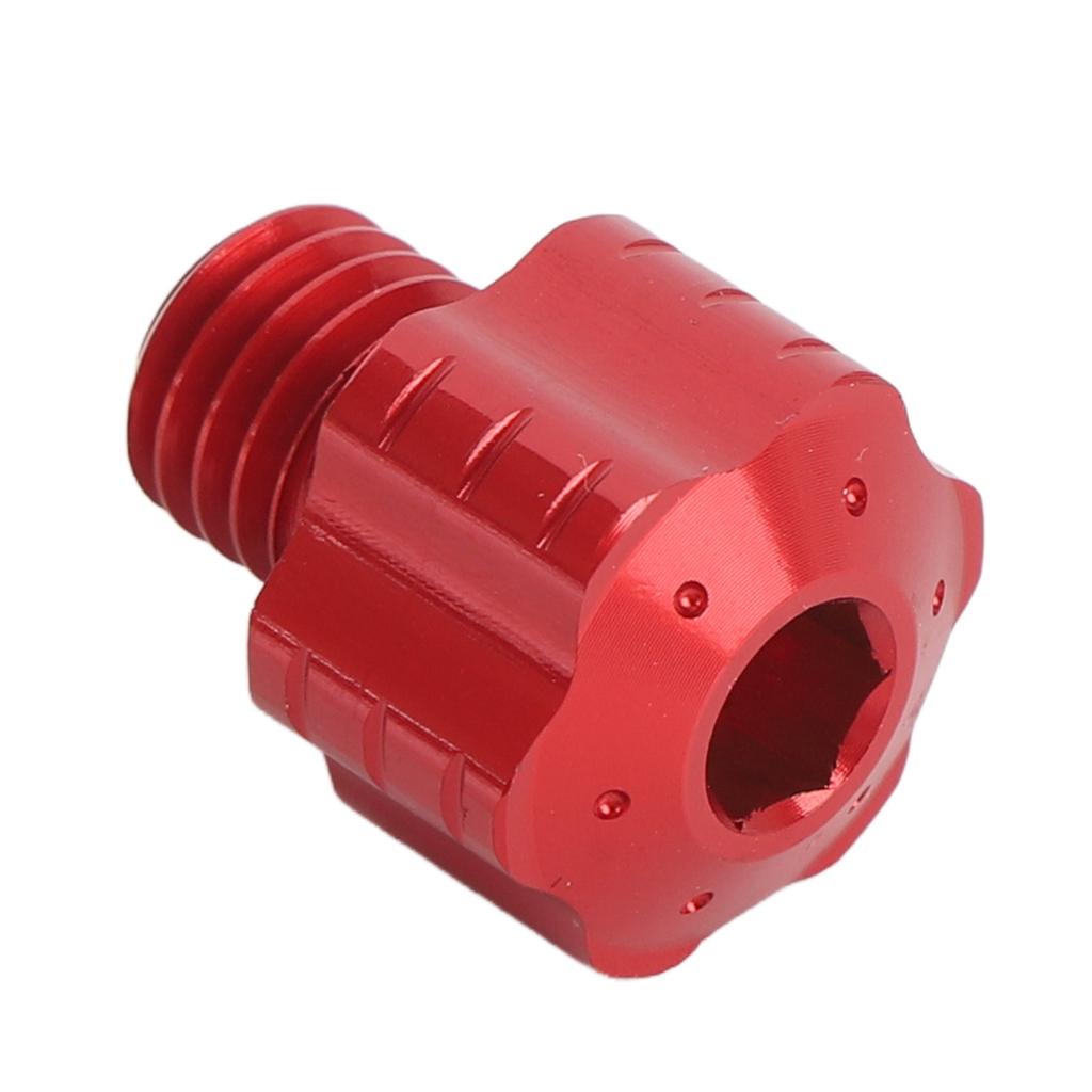 2 Pcs Motorcycle Rear View Mirror Hole Plug 10mm Reverse Thread Aluminium Alloy Mirror Hole Screws  