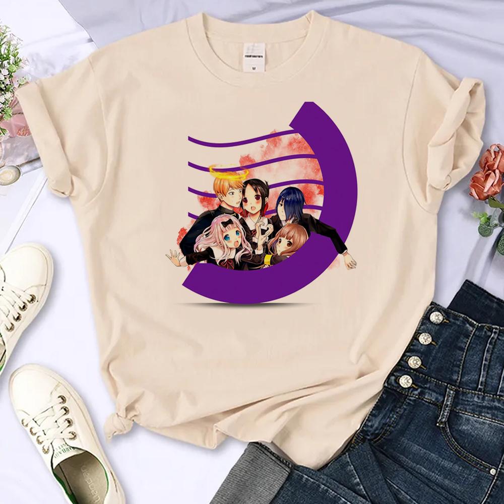 Kaguya Sama Love Is War T Shirt Women Summer Japanese Tshirt Female Japanese Clothes