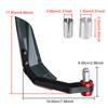 Aluminum Alloy ABS Falling Protector for Motorcycle Scooter Mountain E-Bike Handguards Motorcycle Hands Guards Windproof Handlebar End Install