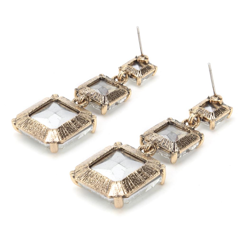 Exaggerated Geometric Earrings Fashion Alloy Ear Pendants Accessories for Girls Women