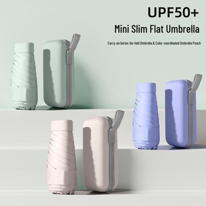 Nanjiao NQ-894 Ultra-Compact Six-Fold UV Protection Travel Umbrella