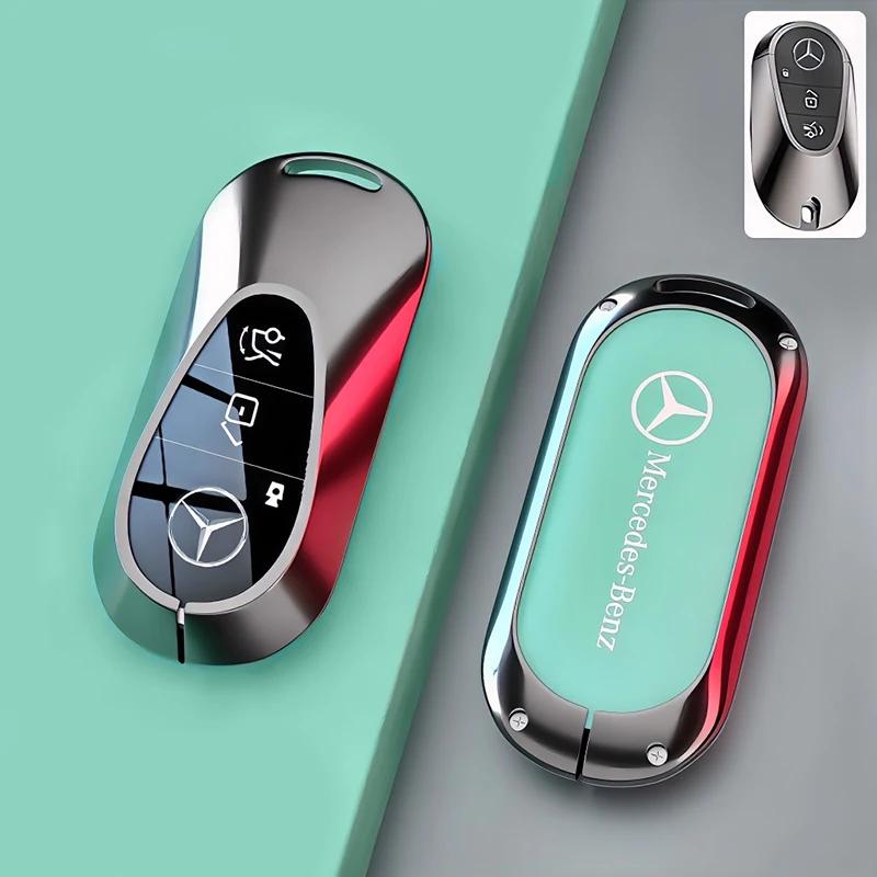 OFK3   Car Zinc Alloy Key Case Bag Metal Key Shell For Mercedes-Benz A B C E G S V Class GLA GLC GLE GLK Vito Sprinter SL SLK Viano ML