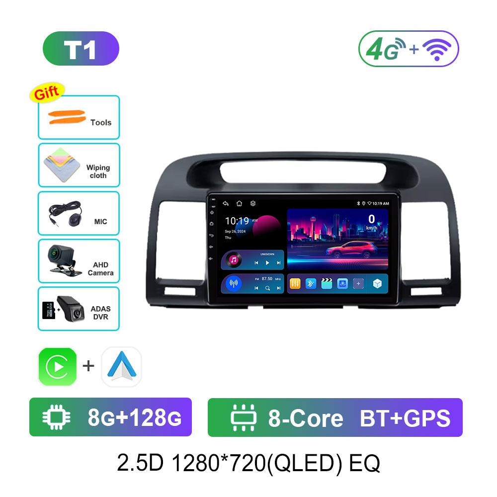 Radio Auto Android 14 Sistem Inteligent Pentru Toyota Camry 5 XV 30 2001 - 2006 Player Multimedia Navigație GPS DSP Stereo