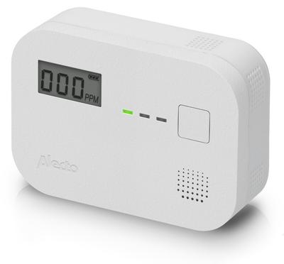Carbon Monoxide Detector (WHAT) with Display COA3910, Alecto