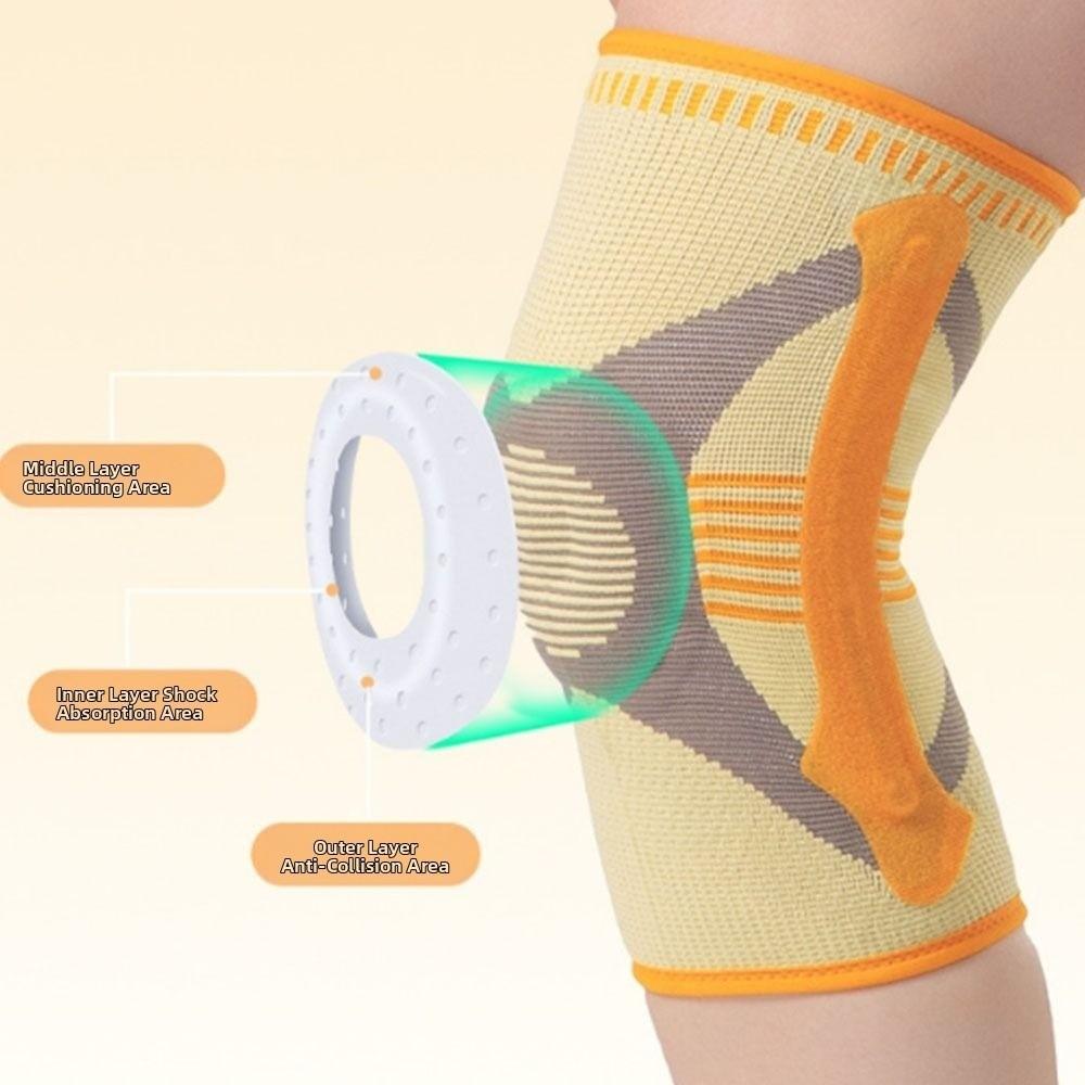 Shock-absorbing Knee Sleeves Anti-collision Knee Support Brace Sports Knee Pad  Sports Protection