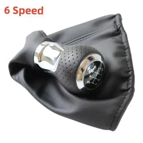 For Volkswagen VW Jetta Golf 3 MK3 Lupo Polo Caddy Vento 1992-1998 Car Hand Speed Head Gear Shift Knob Leather Gaiter Boot Cover