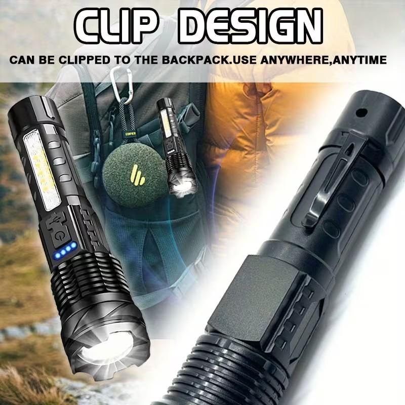 Portable Adjustable-focus LED Flashlight for Home Flashlight Night Camping Flashlight