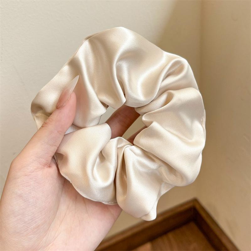 Korean Style Spring/Summer Floral Intestine Hair Scrunchie for Women – Elegant Ponytail Tie and Mori Girl Accessory.