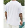 Men's 100% Cotton Coconut Tree Graphic Print T-shirt, Casual Short Sleeve Crew Neck Tee, Men's Clothing For Outdoor