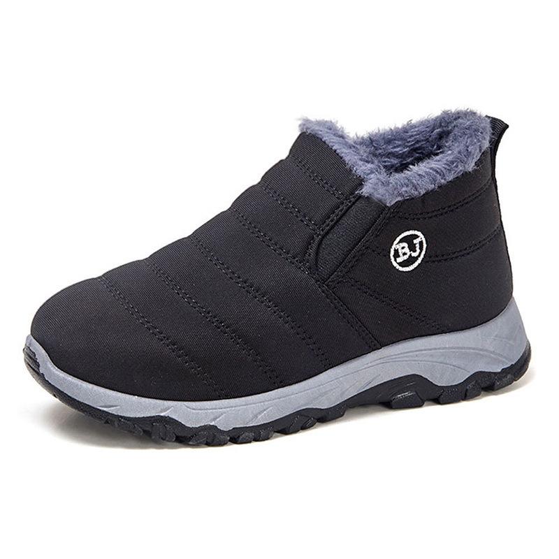 Large Size Winter Cotton Shoes New Velvet Thickened Warm Snow Boots Men's and Women's Boots