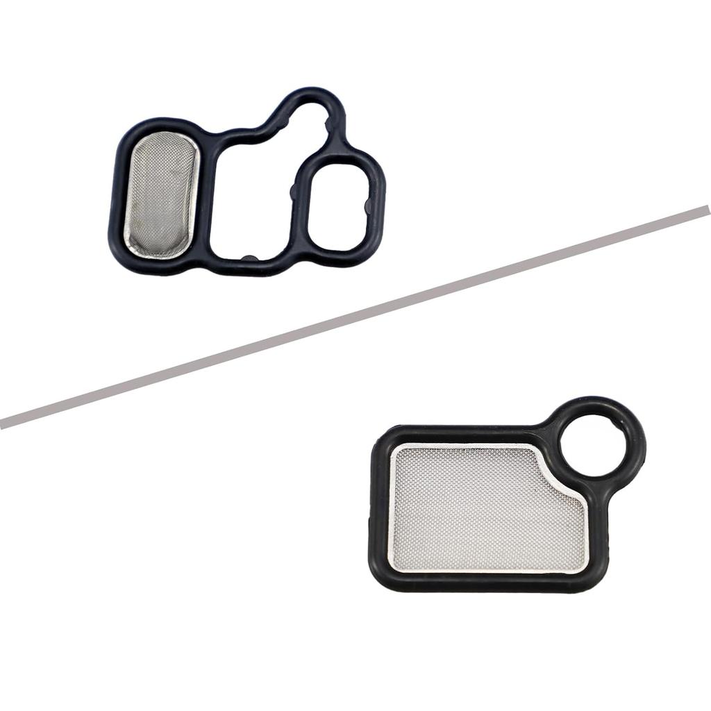 15845-RAA-A01 VTEC Solenoid Gasket Kit, VTC Solenoid Spool Valve Cover with VVT Solenoid O Ring Fit for 2002-2015 Honda Accord Element Civic CRV Si