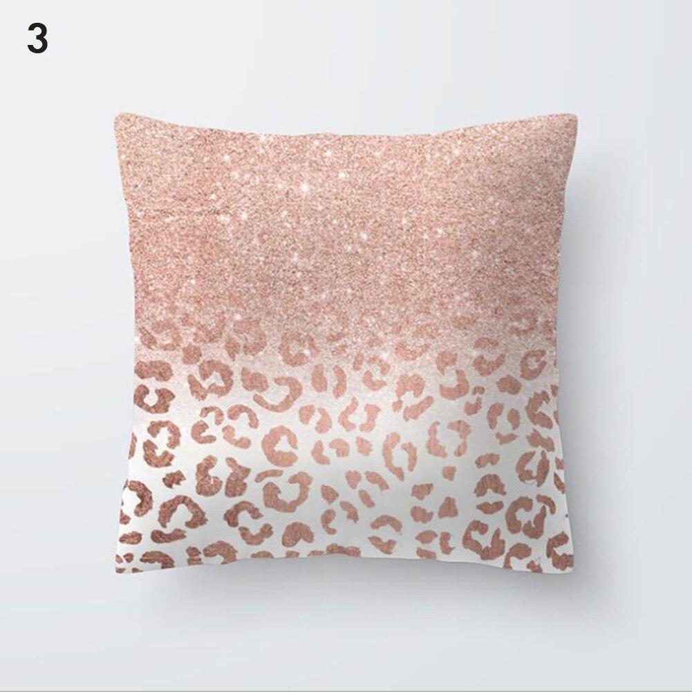 rose colored throw pillows