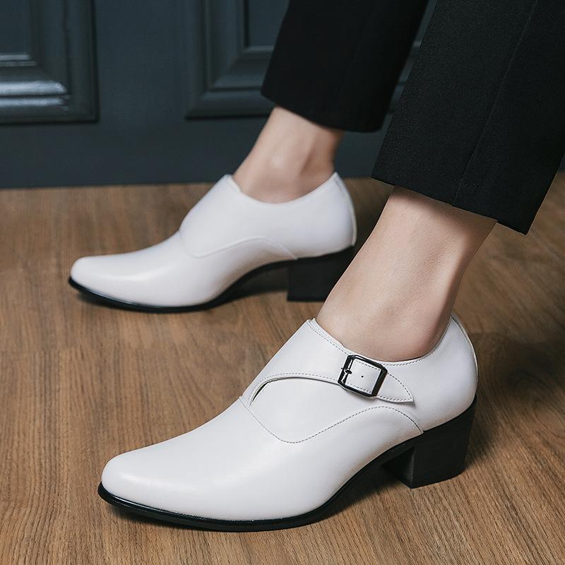 New Arrival Mens Oxford Shoes Formal Dress Shoes Classic Shoes Handmade Elevator Footwear Italian High heel Wedding shoes C267