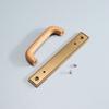Bronze Colour Solid Wood Cabinet Handle Decorative Cabinet Pull Retro Pull Handle  Wardrobe