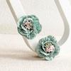 Flower Alloy Elegant Earrings For Women Stylish Geometric Jewelry
