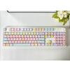 PBT Mechanical Keyboard Keycaps 131Keys Keycaps Candy Bear Theme Colorful MOA Height Heat Sublimated Set