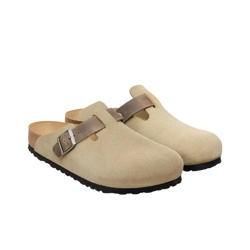 Мужские минималистичные комфортные клоги Birkenstock Boston из ЭВА, коричневые, стандартная посадка 1031516 43