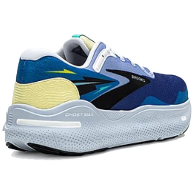 Brooks Ghost Max Blue Yellow Men Sneakers Black 110406-1D-478