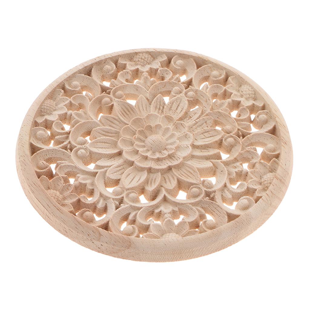 Geschnitzte Eck-Onlay-Applikation Sturz Wand Möbel Miniaturen