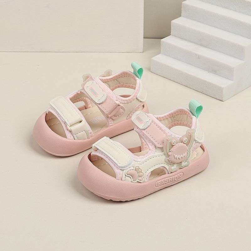 New children 2025 summer baby sandals soft sole boys toddlers infants leisure beach non-slip anti-kick women