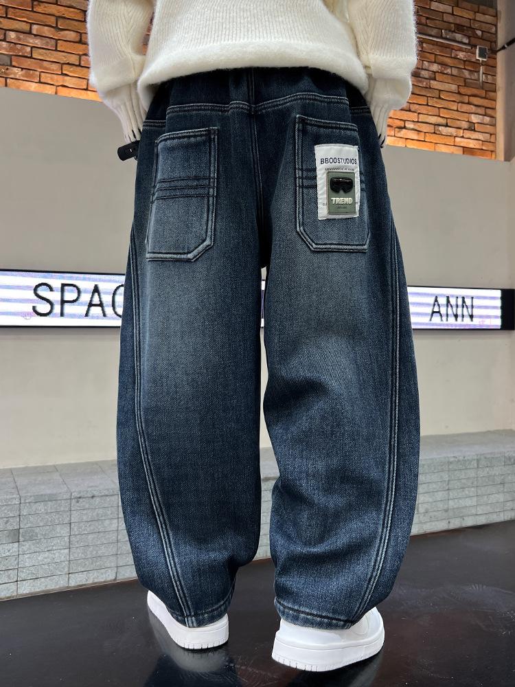 Boys' Trendy Jeans: 2025 Spring/Autumn Style Casual Long Pants for Kids