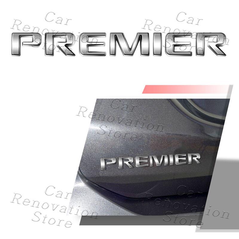 3D Metal Car Styling Premier Letter Logo Rear Trunk Fender Sticker Side Badge Decor For Chevrolet Captiva Colorado Cruze Malibu la2