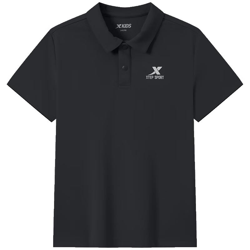 XTEP Kids  Unisex Quick-Dry Polo Shirt 130