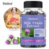 Daitea Mariendistel-Extrakt Nahrungsergänzungsmittel, 1000 mg Äquivalent, 250 mg 4:1 Extrakt aus Mariendistelsamen, Vegan, 120 Kapseln