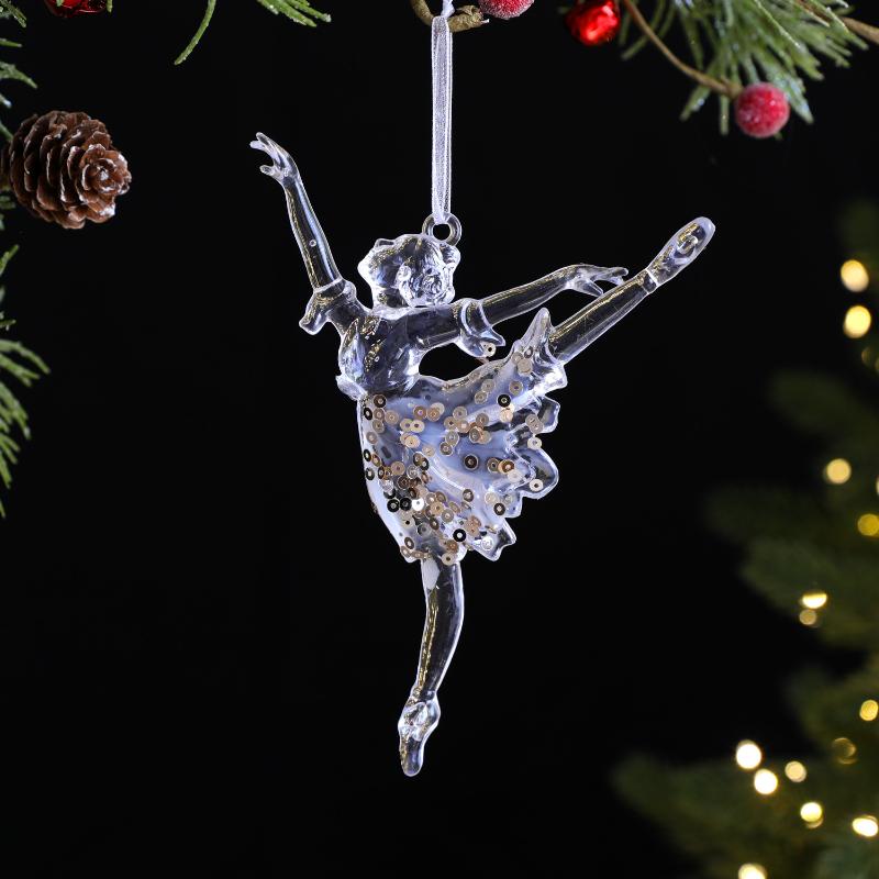 Kranz Schneeflocke Glockenklang Anhänger Weihnachtsdekorationen Weihnachtsbaum Hängender Schmuck