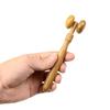 1PC Wooden Roller Face Massager Neck, Shoulder And Leg Universal Hand Massager Massage Tool Foot Massager