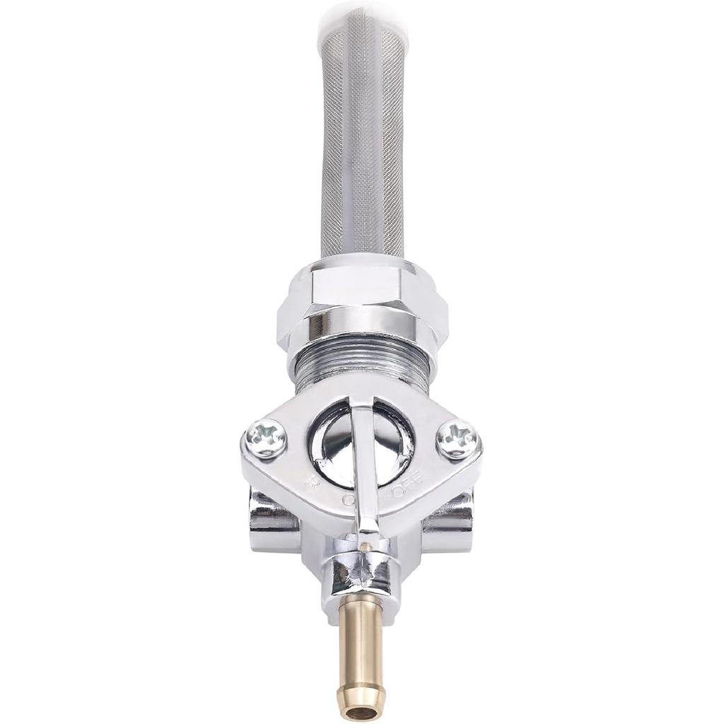 AHL Vertical Inlet Gas Tank Fuel Petcock Shut Off Valve Switch 62167-81 Compatible with Sportster 1200 XLH1200 1988-2003, 883 Custom XL883C