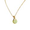 Elegant Faux Hetian Jades Chokers Necklace Titanium Steel Jewelry For Women Daily Wear Evening Occasions