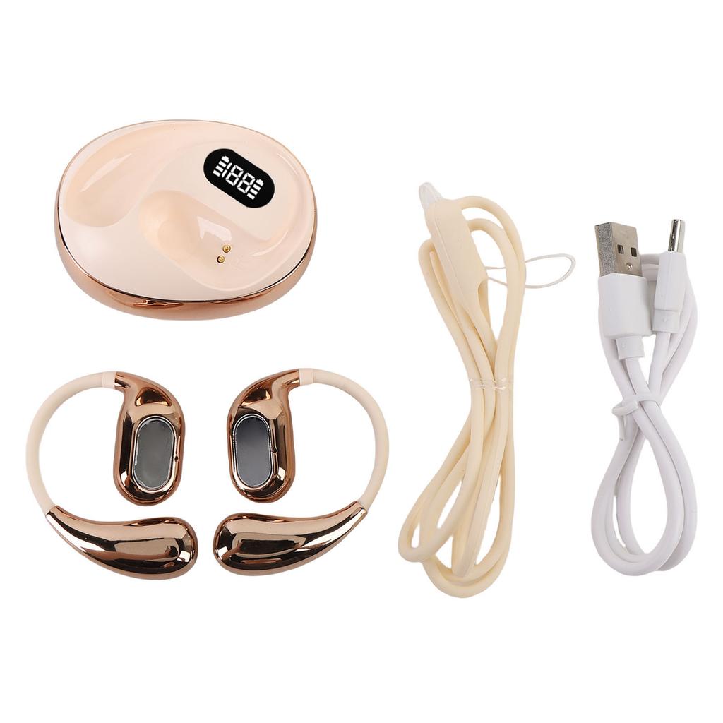 Translation Earphones AI Accurate Quick BT Wireless Ear Hook Translation Earbuds for Study Work Life