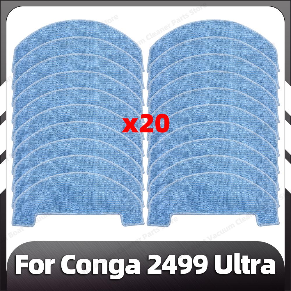 Compatible for Conga 2499 Ultra Replacement Main Side Brush HEPA Filter Mop Pad Dust Bags Spare Parts Accessories