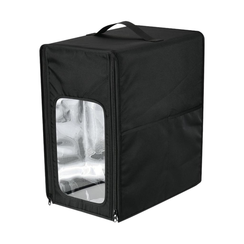 Ice Cover Cream Maker Dust Black Nylon Storage Accessory