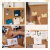 120 Pcs Black Heart Push P, Decorative Cute Push P for Travel Picture Photo Bulletin Board Wall DIY Craft Home School Office