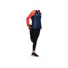 Adidas Gzm Ru Jacket Retro Sports Stand Collar Color Block Comfortable Casual Long Sleeve Jacket Women Jacket Orange Blue GV1324