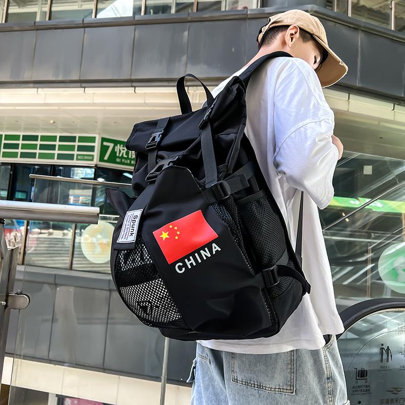 Sports Style, Fitness Model, Locomotive, Basketball, Big Backpack, New Fashionable and Large-capacity Backpack.